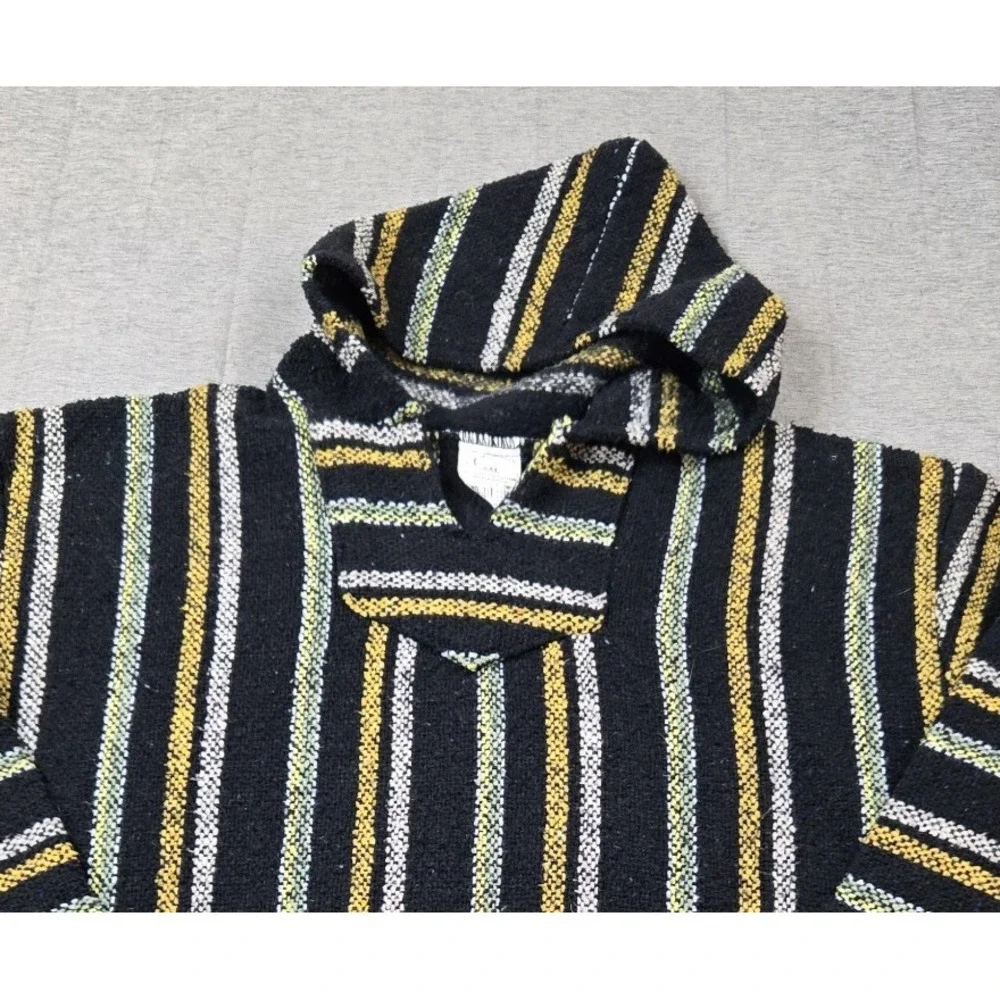 Canyon Creek Men's Sweater Baja Hooded Pullover Heavy Front Pocket‎ 2XL